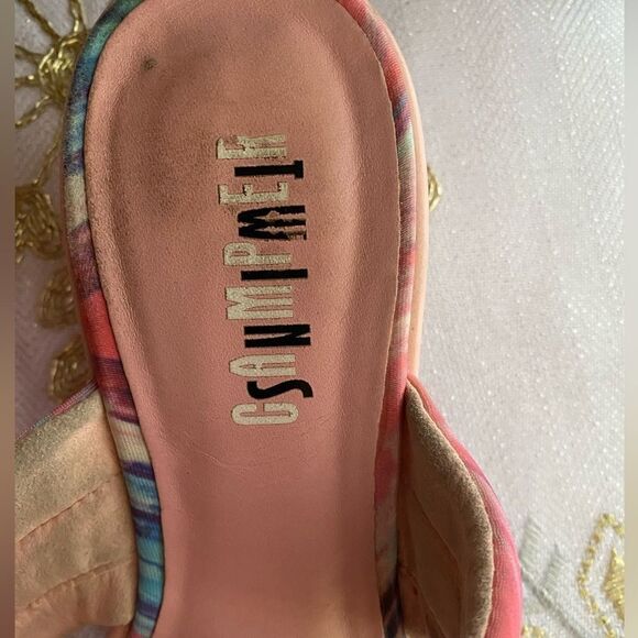 Camper twins women's crossed sandals with heel size 37 - Picture 3 of 10